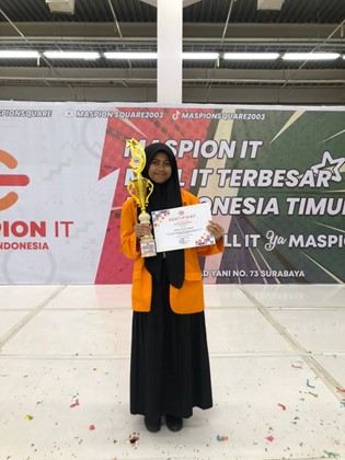 Juara 1 Penulis Puisi Terbaik Tingkat SMK Swasta Se Kota Surabaya 