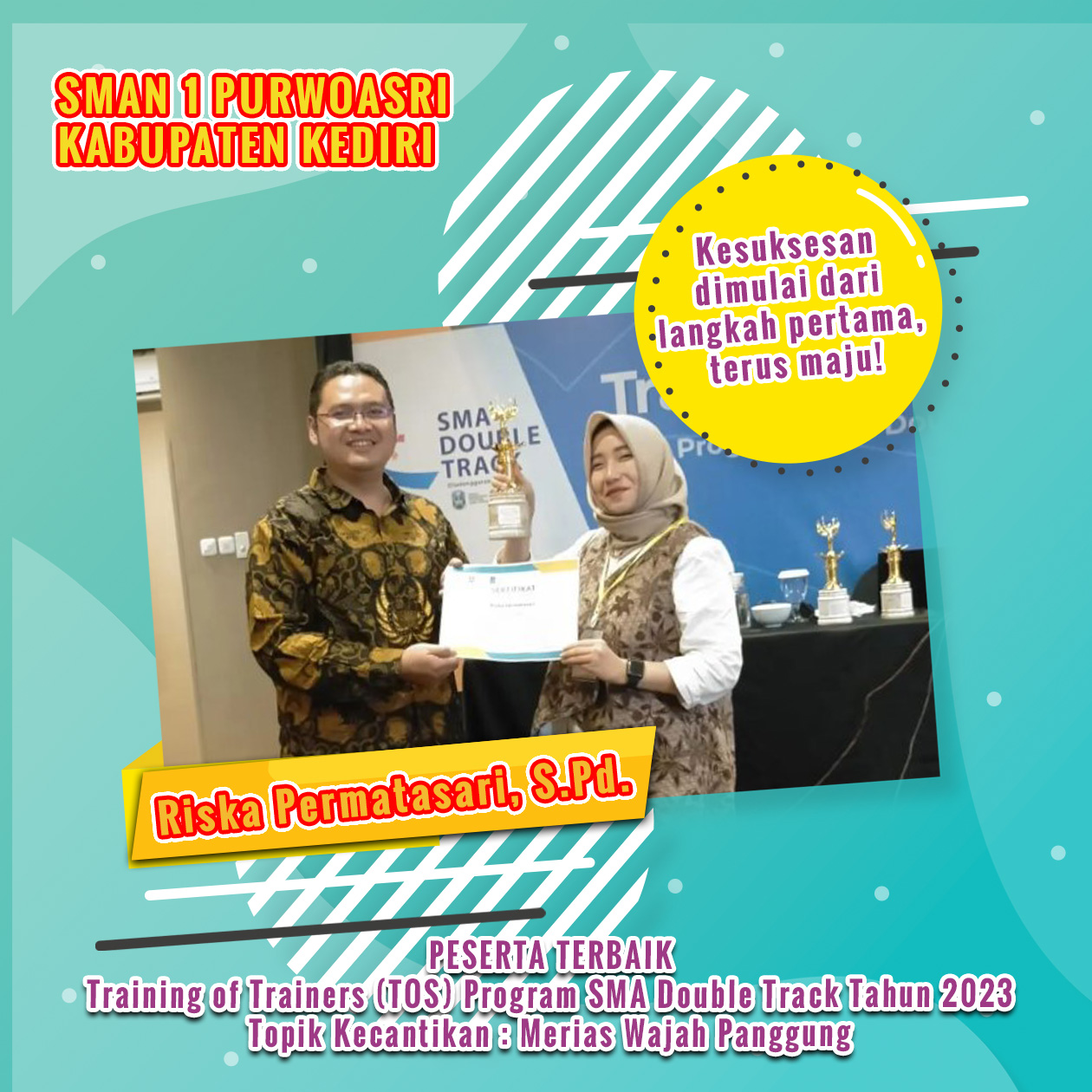 Peserta Terbaik Training of Trainers (TOT) Program Double Track Tahun 2023