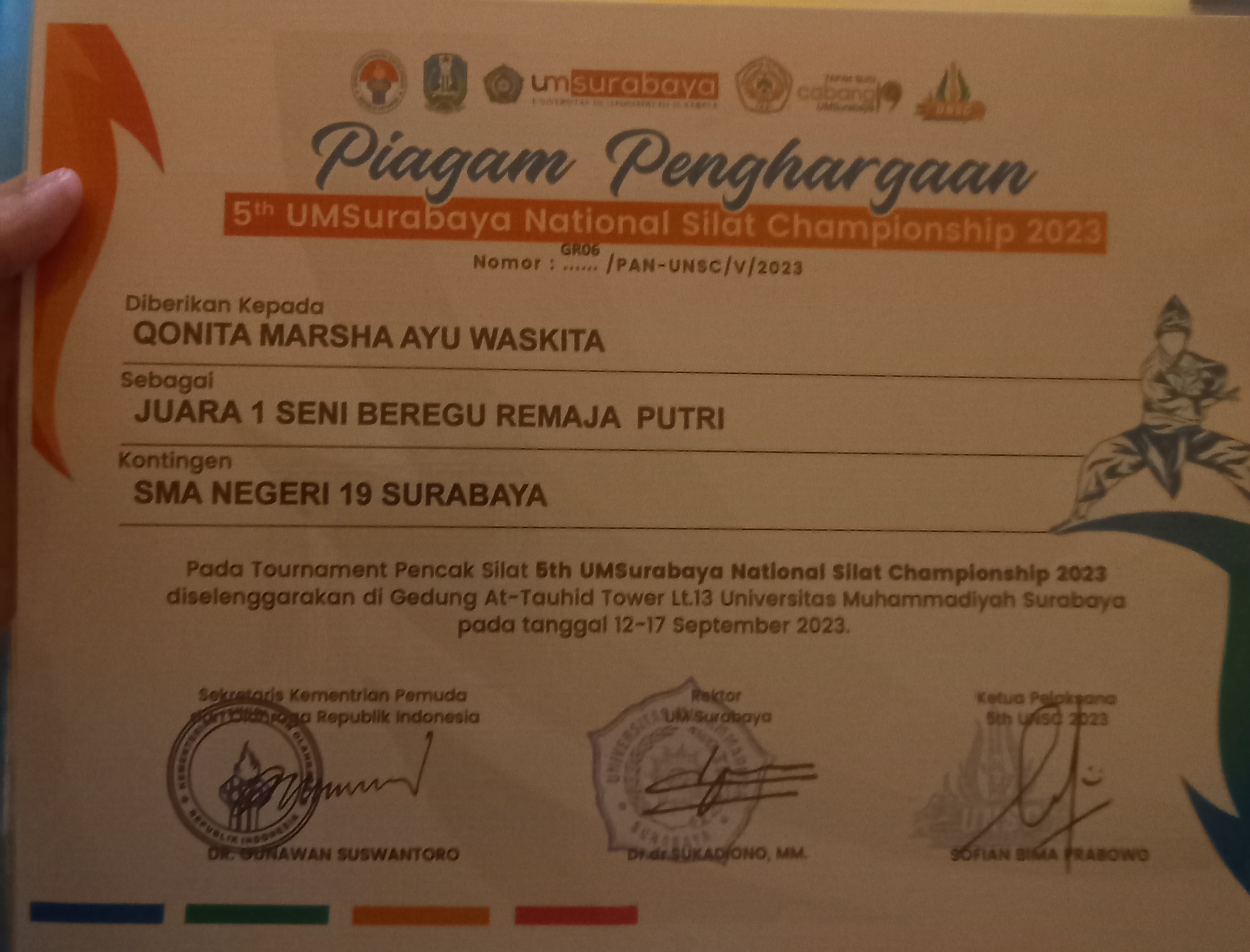 UMSurabaya National Silat Championship  