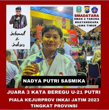 Festival dan Open Kejuaraan Karate Direktur Cup XI 2023 Politeknik Negeri Jember Untuk Lomba Kata Perorangan Junior Putri