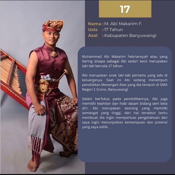 DUTA PEMUDA DAN BUDAYA JATIM 2023  Duta Berbakat