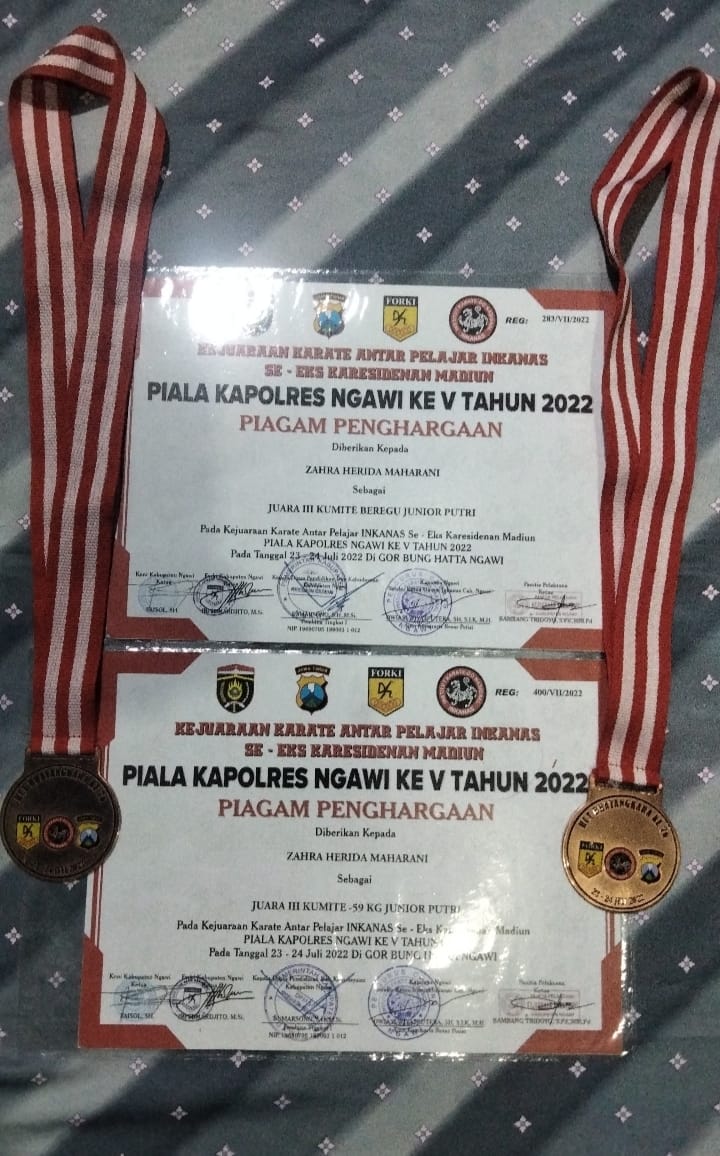 Piala Kapolres Ngawi - Kejuaraan Karate Antar Pelajar Inkanas 