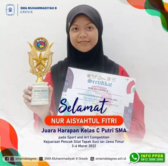 JUARA HARAPAN KELAS C PUTRI SMA PADA SPORT AND ART COMPETITION