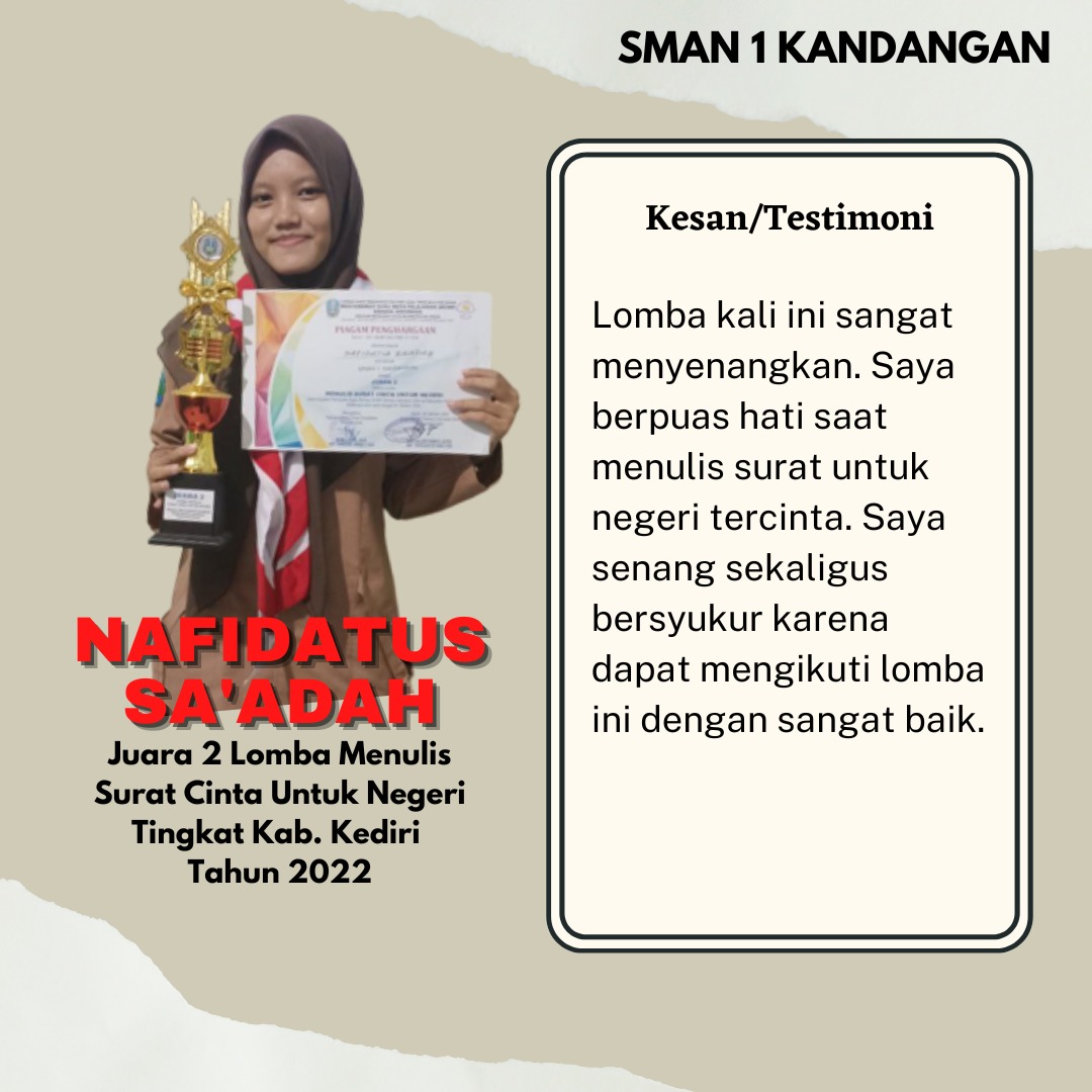 LOMBA MENULIS SURAT CINTA UNTUK NEGERI