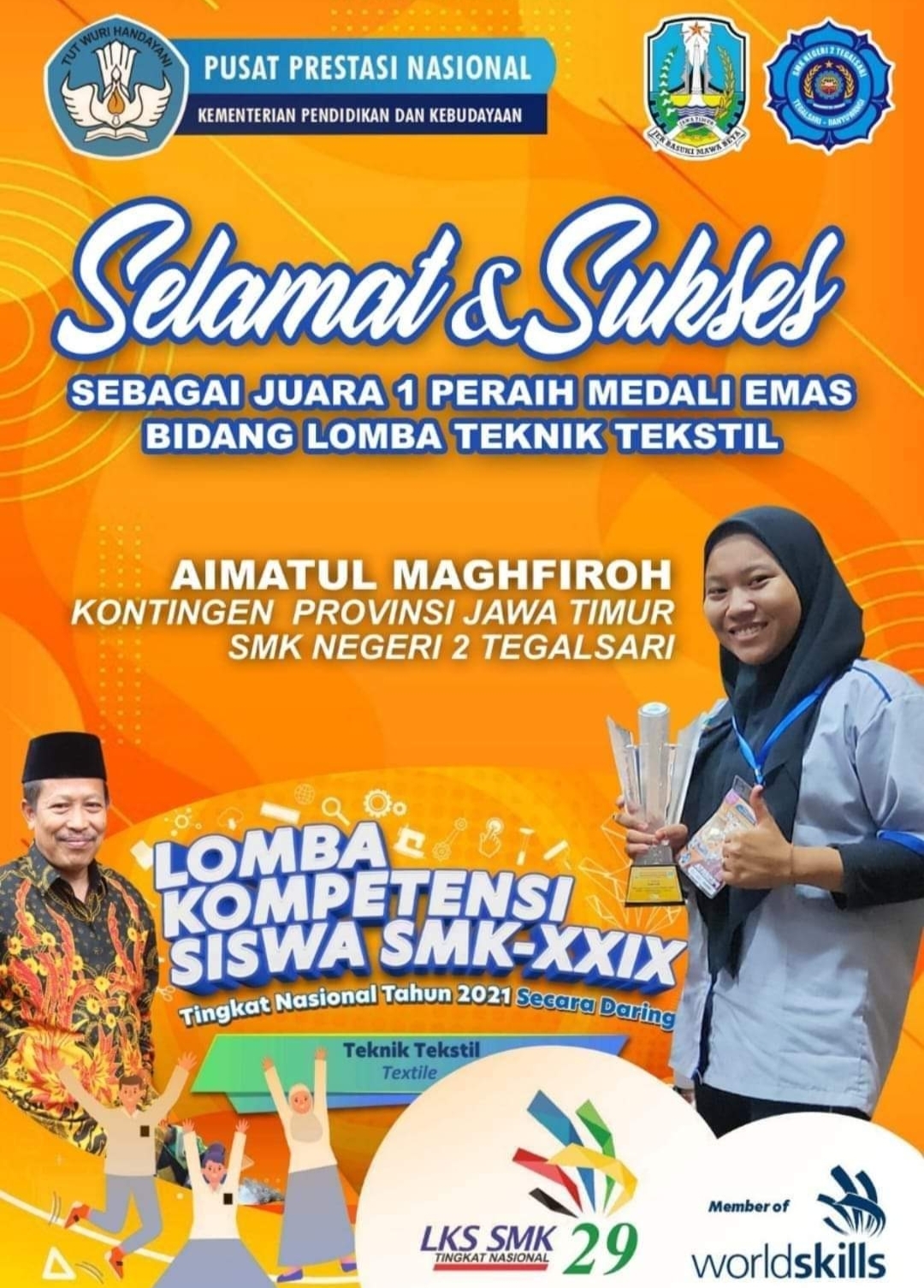 Lomba Kompetensi Siswa SMK Bidang Lomba Teknik Tekstil