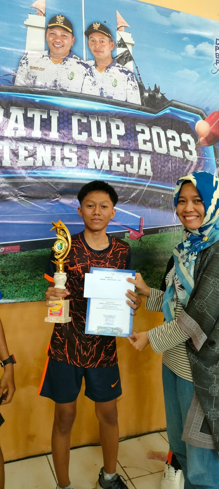 Bupati CUP 2023 Cabang Tenis Meja