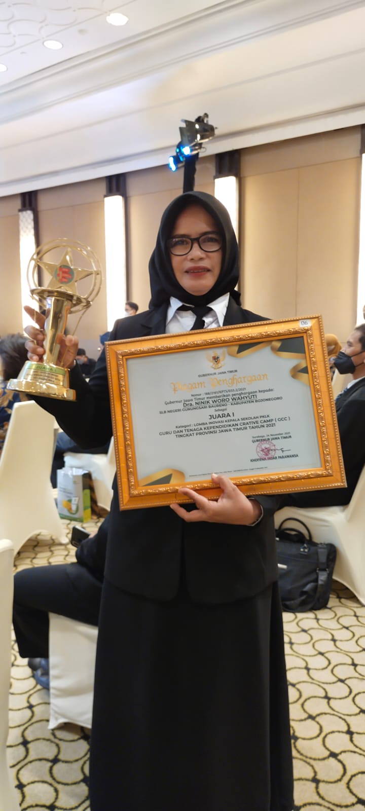 JUARA 1 GCC LOMBA INOVASI KEPALA SEKOLAH PKLK