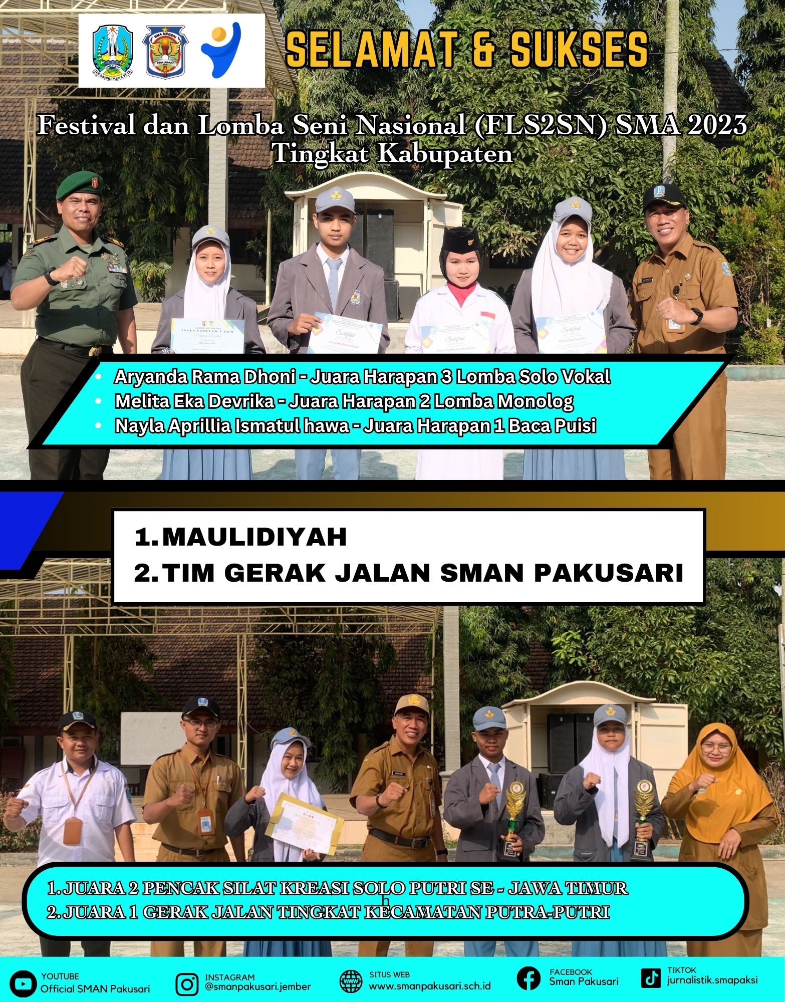 Lomba Monolog Festival dan Lomba Seni Nasional (FLS2SN) SMA 2023