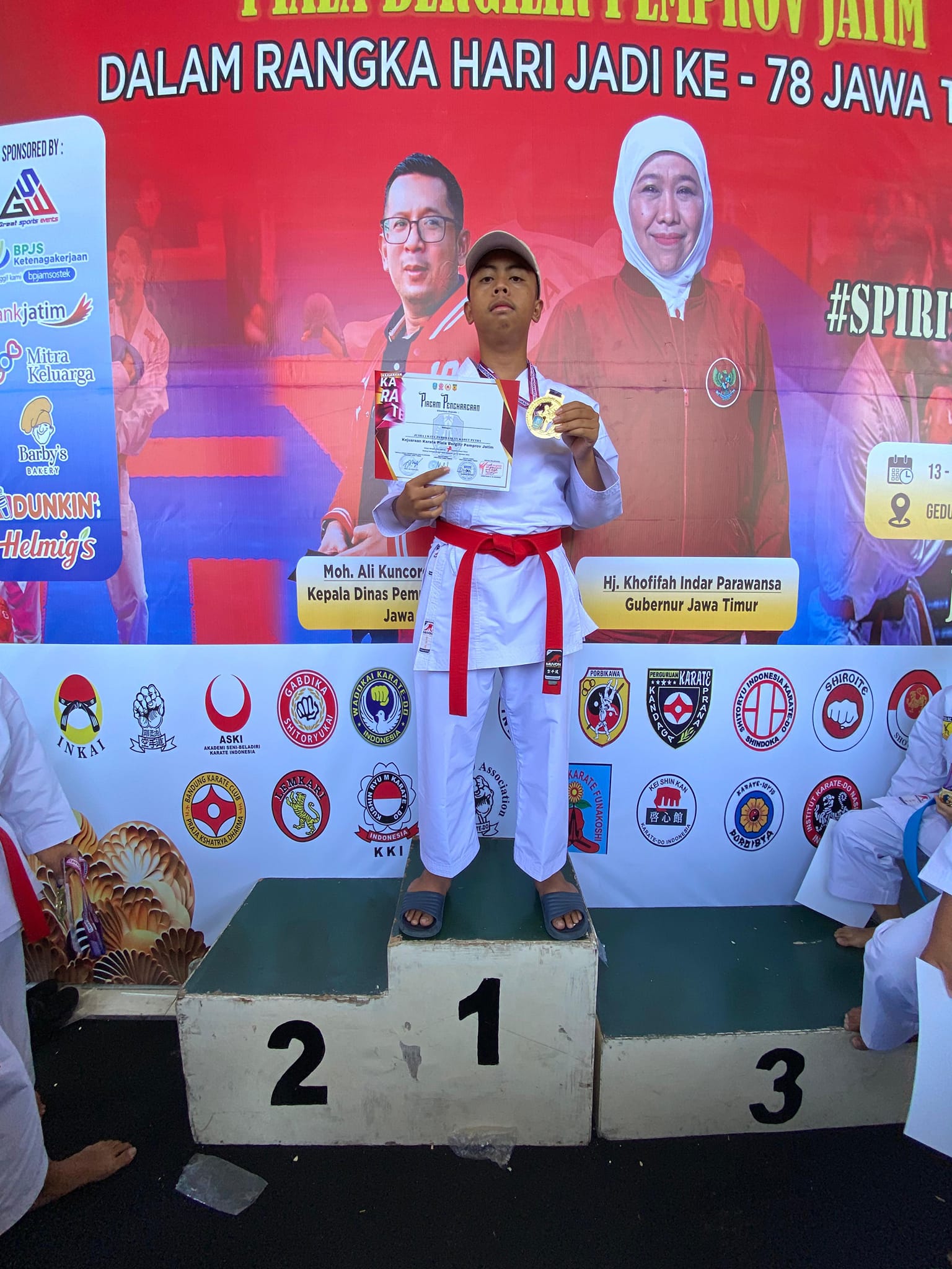 karate kata perorangan kadet putra LOMBA KARATE TINGKAT NASIONAL TAHUN 2023