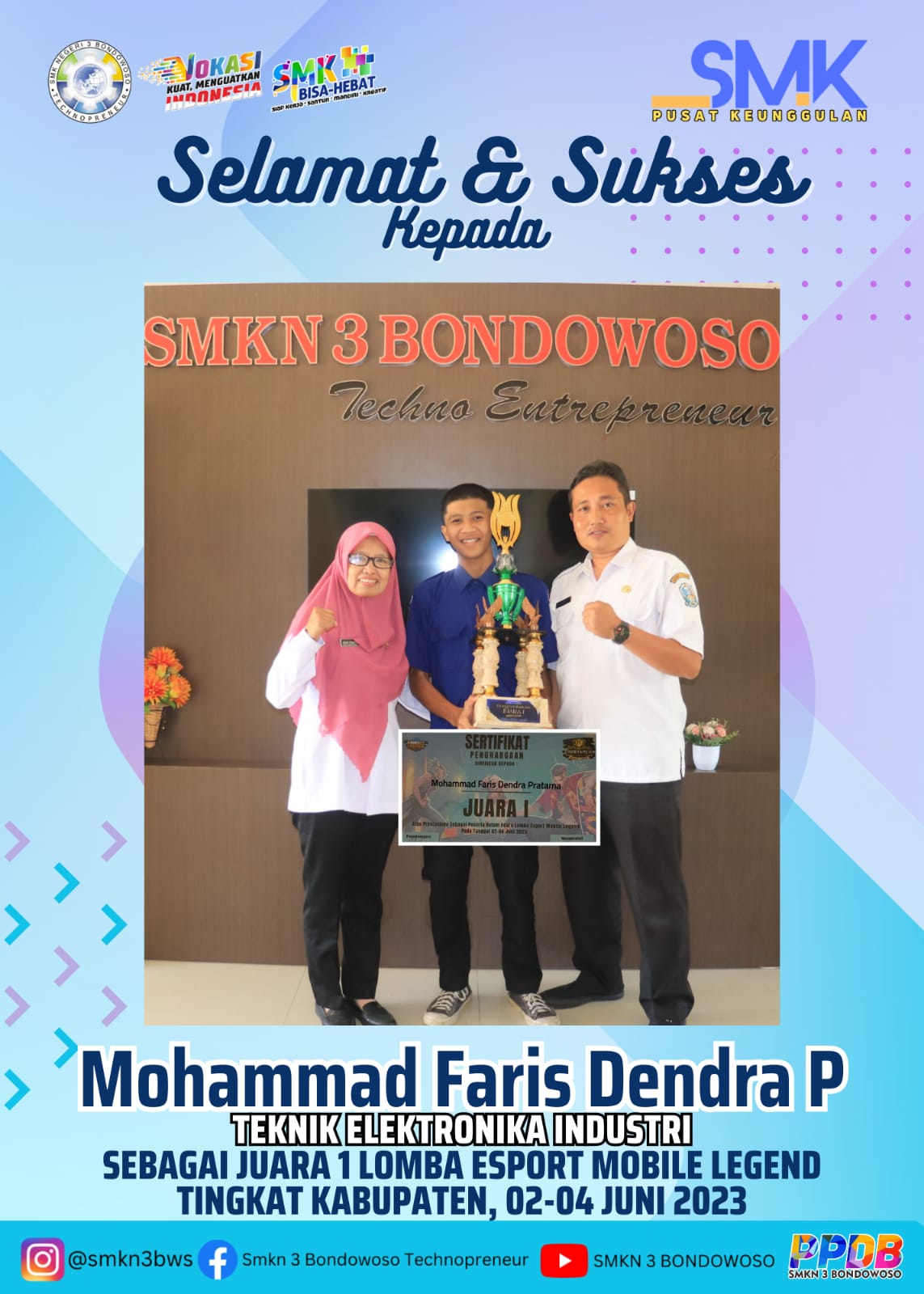 Turnamen ESPORT Mobile Legend Tingkat Kabupaten Bondowoso