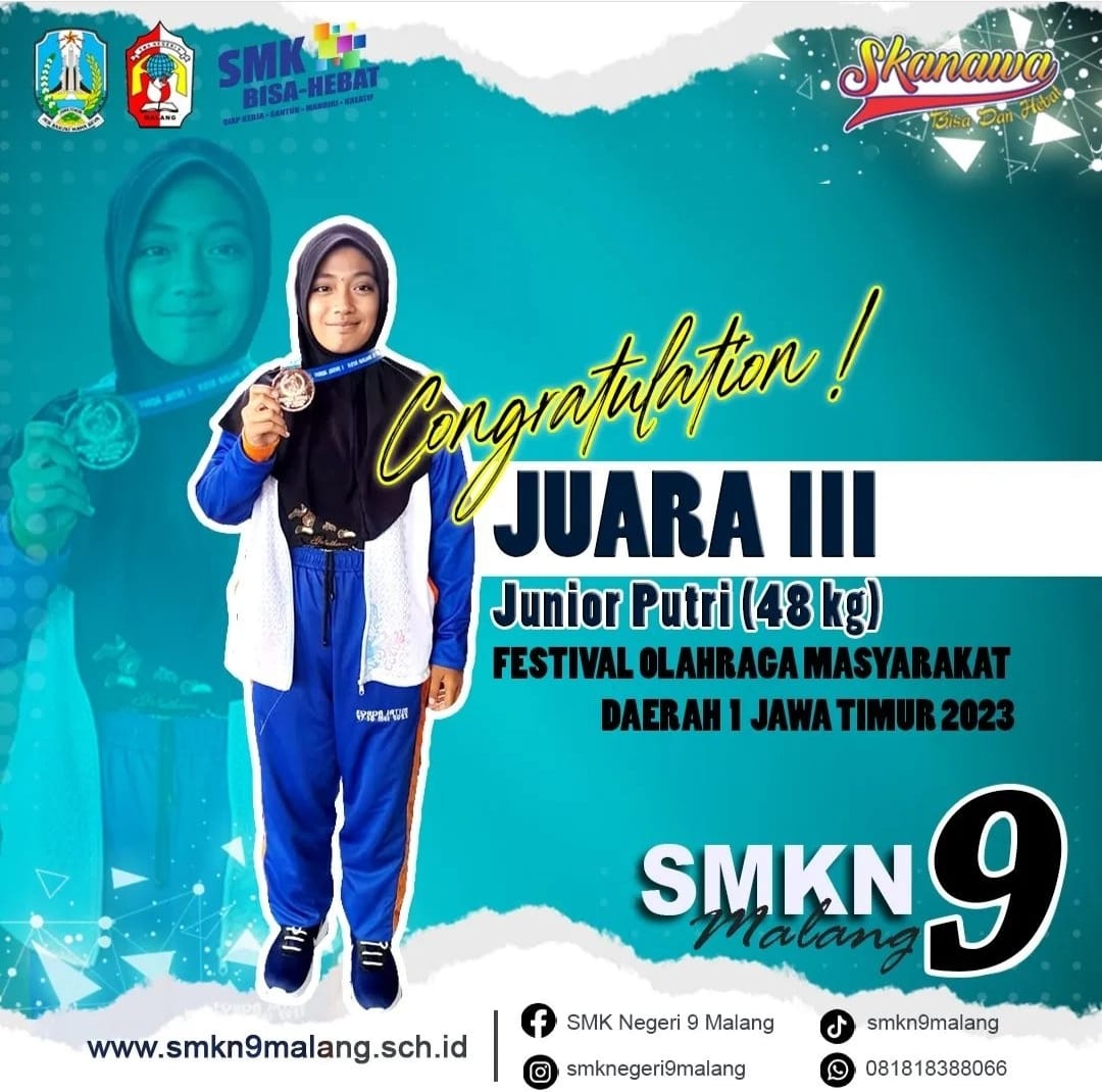 JUARA III FESTIVAL OLAHRAGA MASYARAKAT DAERAH I JAWA TIMUR 2023