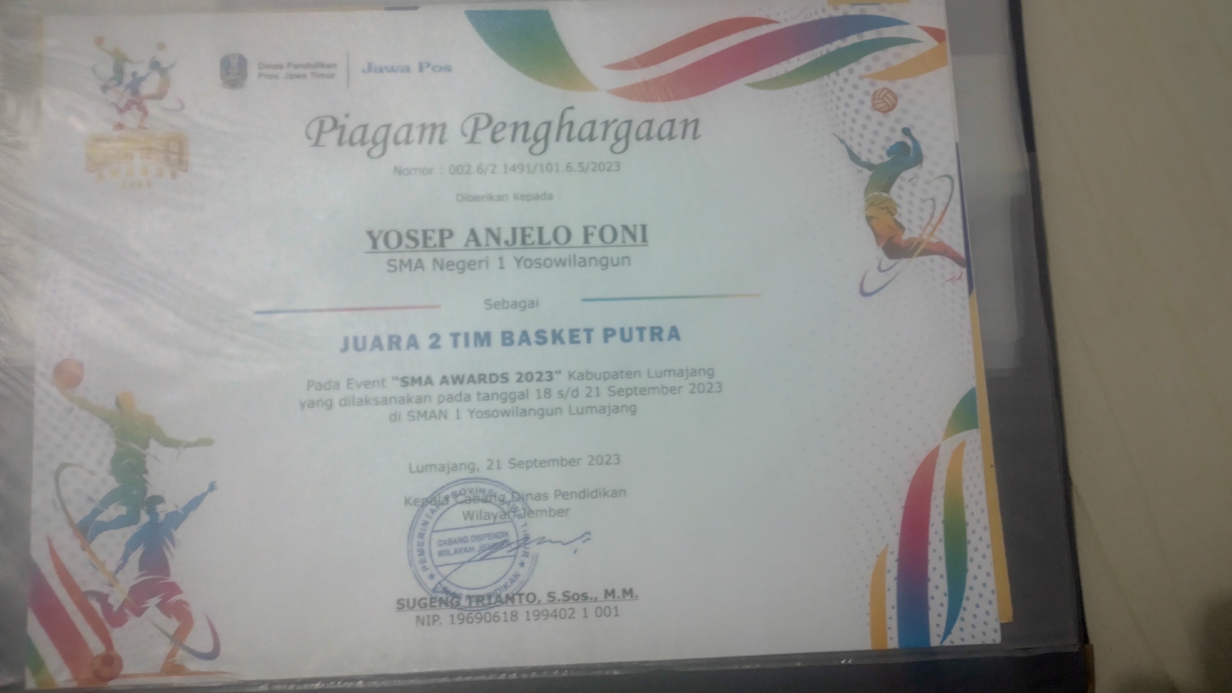 SMA AWARDS 2023 BASKET PUTRA