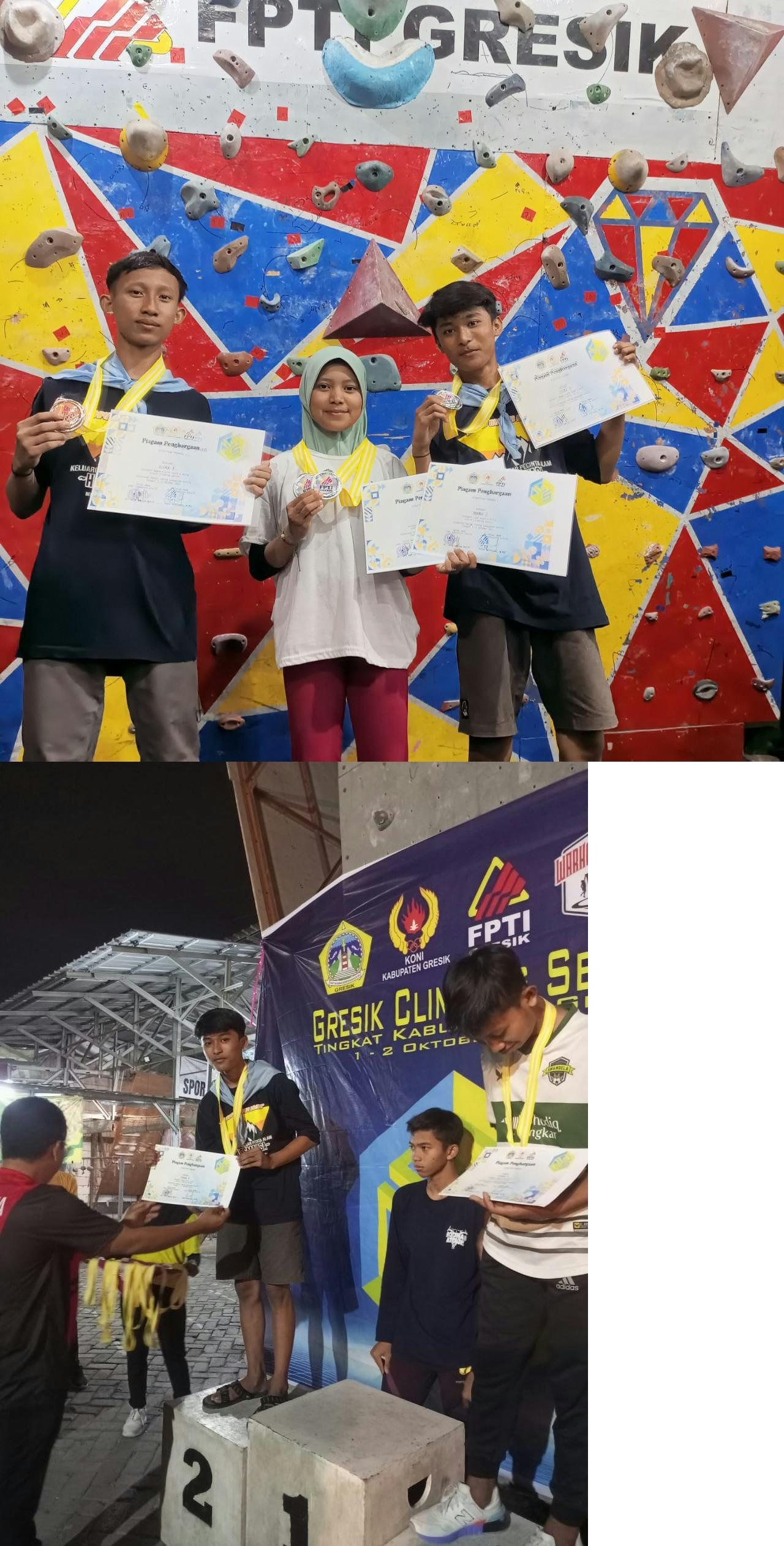 KEJUARAAN PANJAT TEBING KABUPATEN GRESIK