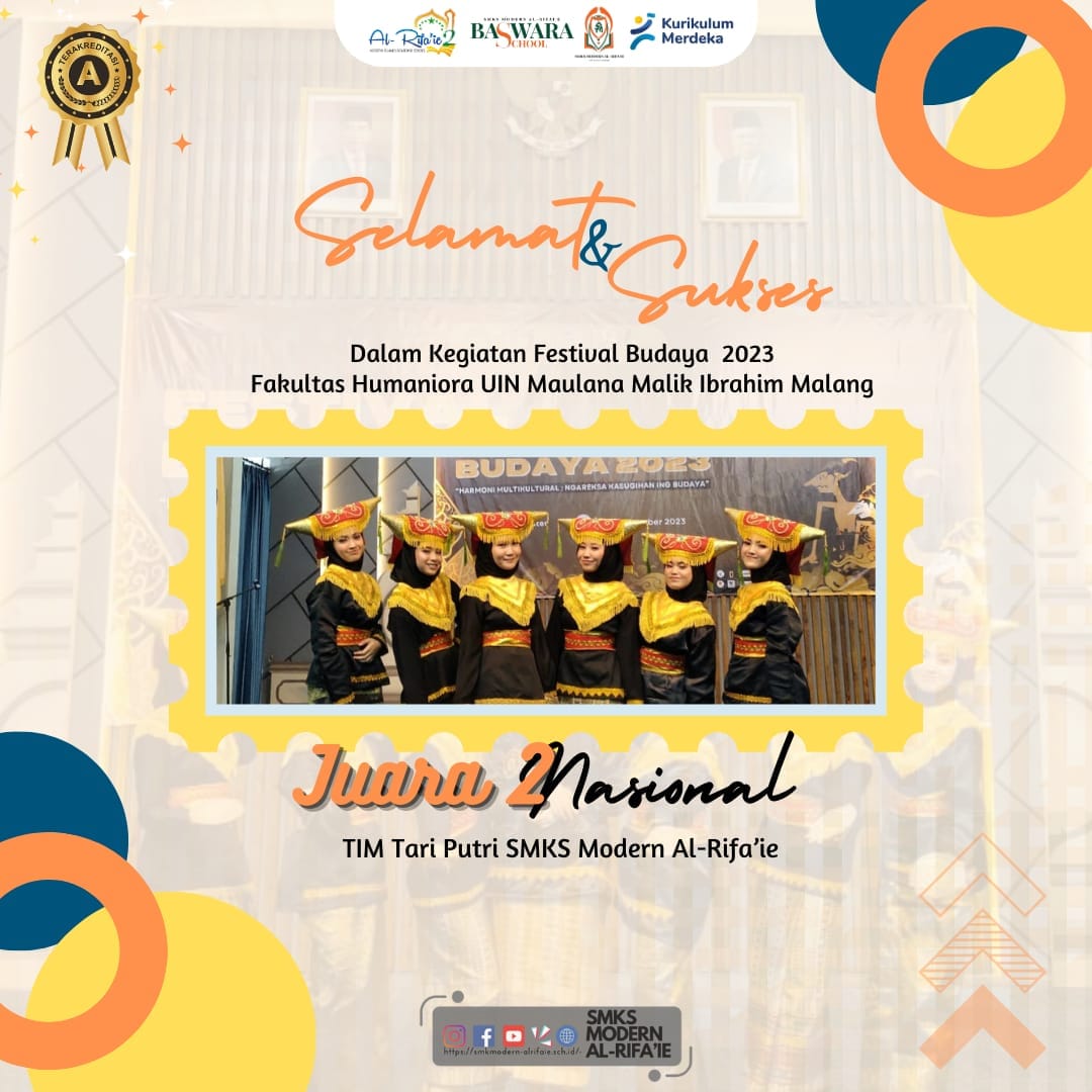 Juara 2 Lomba Tari Tradisional Festival Humaniora UIN Malang