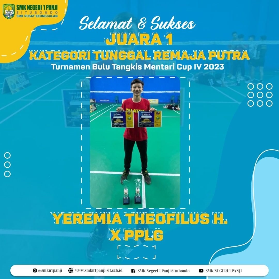 Turnamen Bulu Tangkis Mentari Cup IV