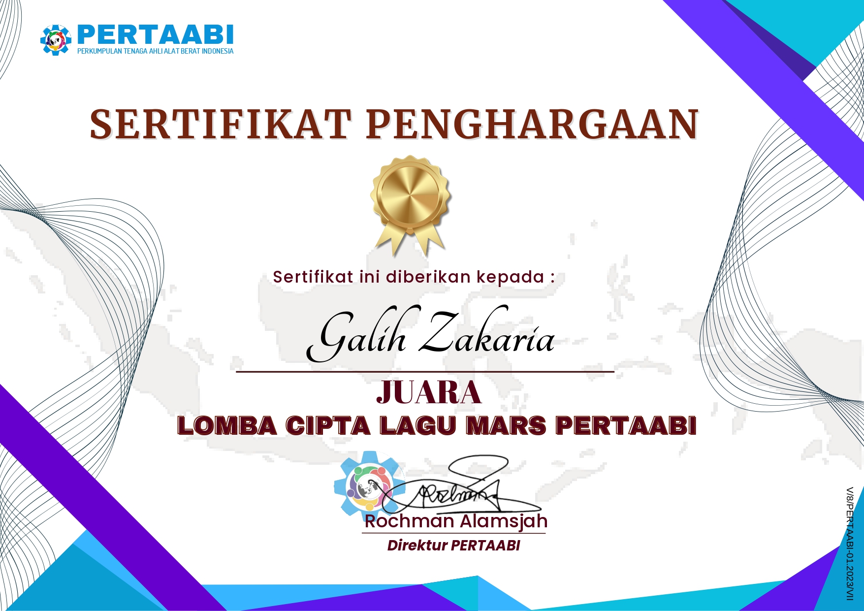 LOMBA CIPTA LAGU MARS PERTAABI