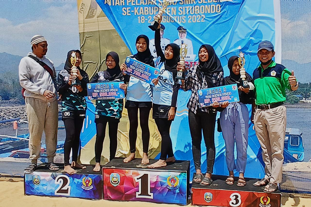 Lomba Voli Pantai Putri dalam rangka Bupati Cup Situbondo