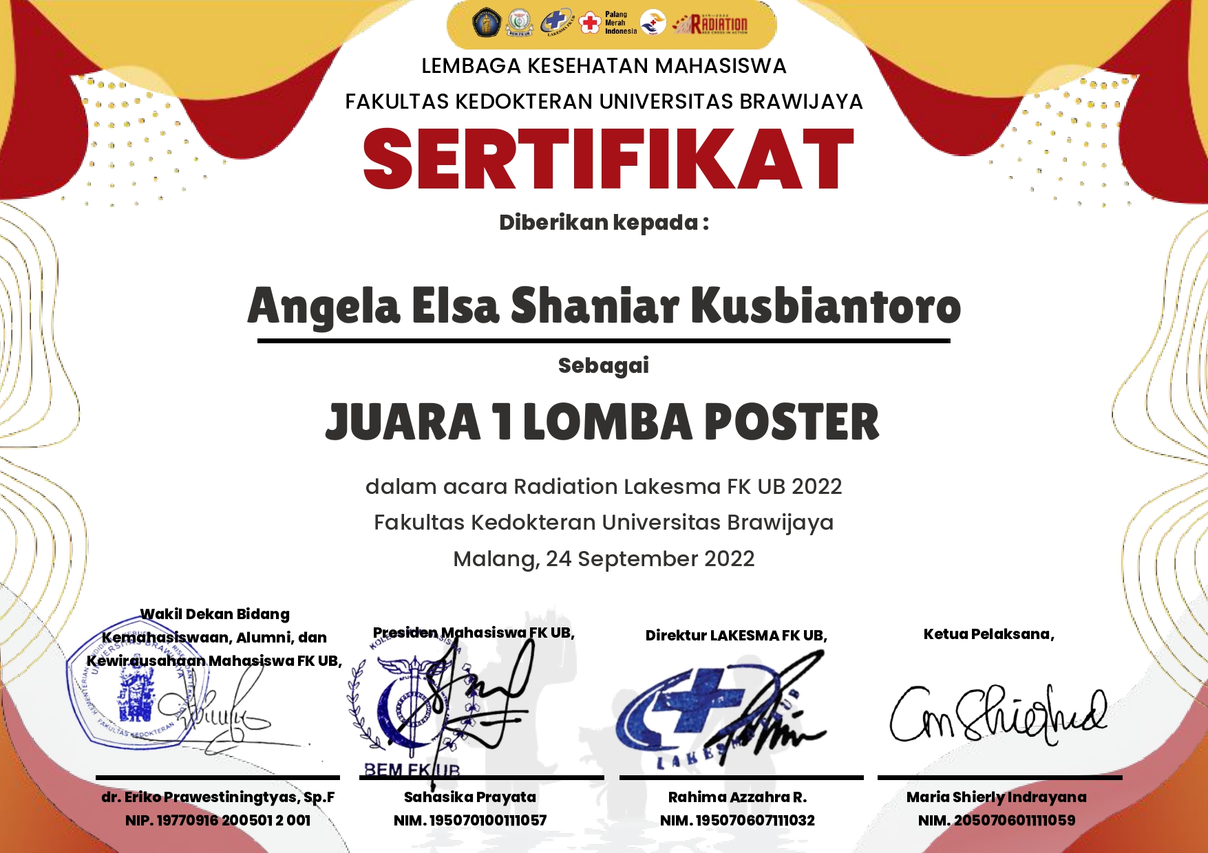 LOMBA POSTER RADIANTION LAKESMA FK UB 2022