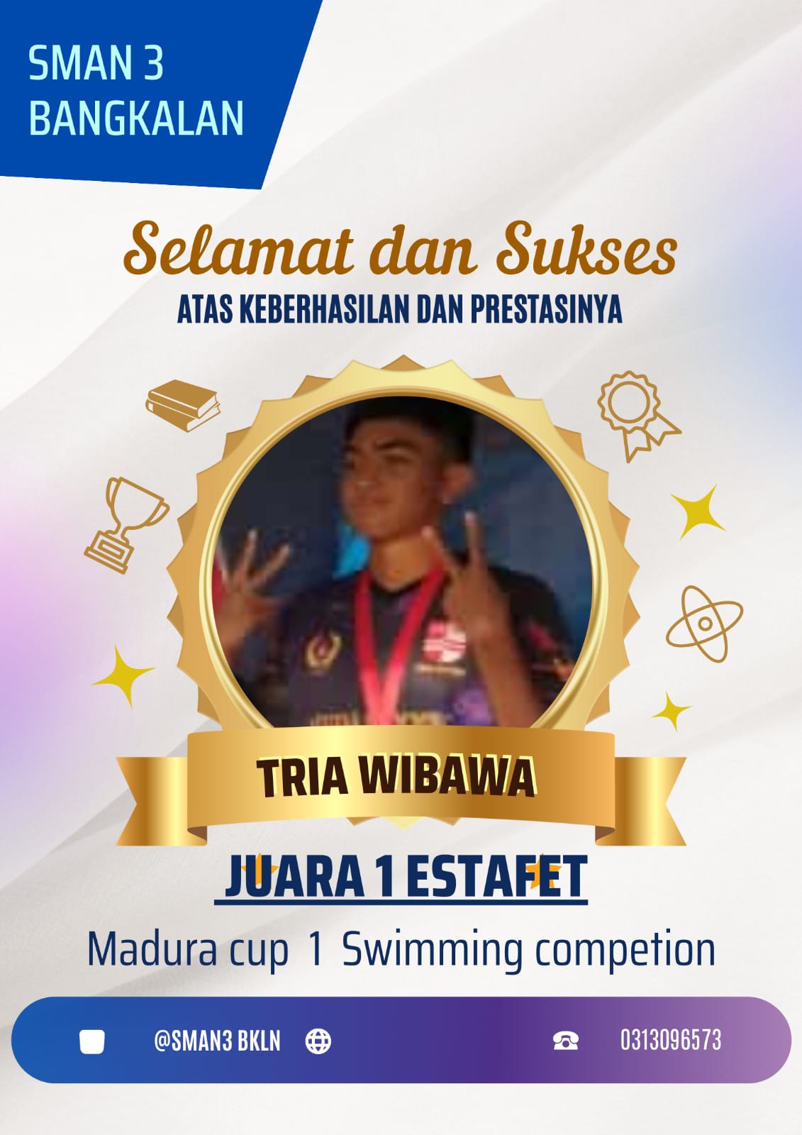 JUARA 1 RENANG ESTAFET