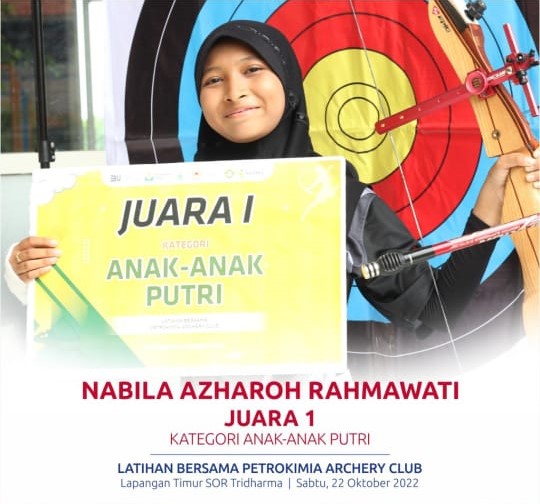 JUARA 1 KATEGORI ANAK-ANAK PUTRI 