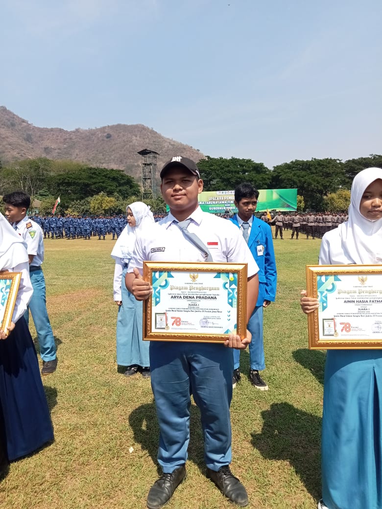 Lomba Mural HUTProv Jatim ke- 78