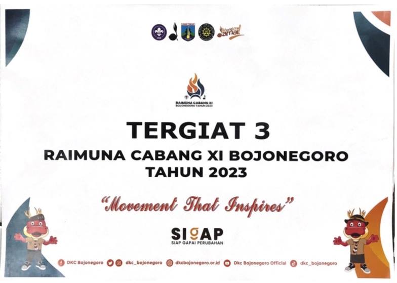 Lomba Tergiat Raimuna Cabang Bojonegoro 2023