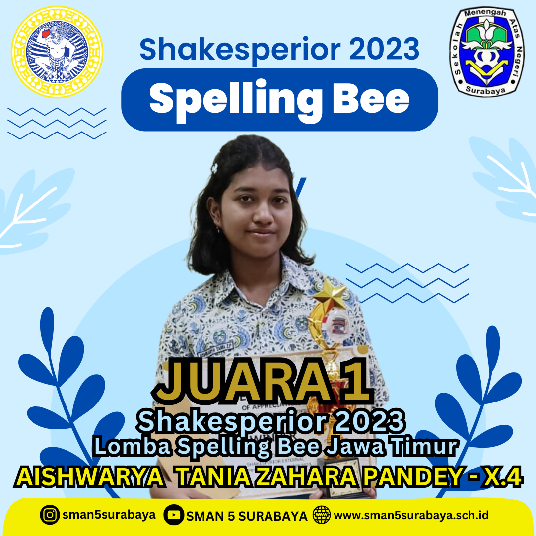  Shakesperior 2023 bidang lomba Spelling Bee
