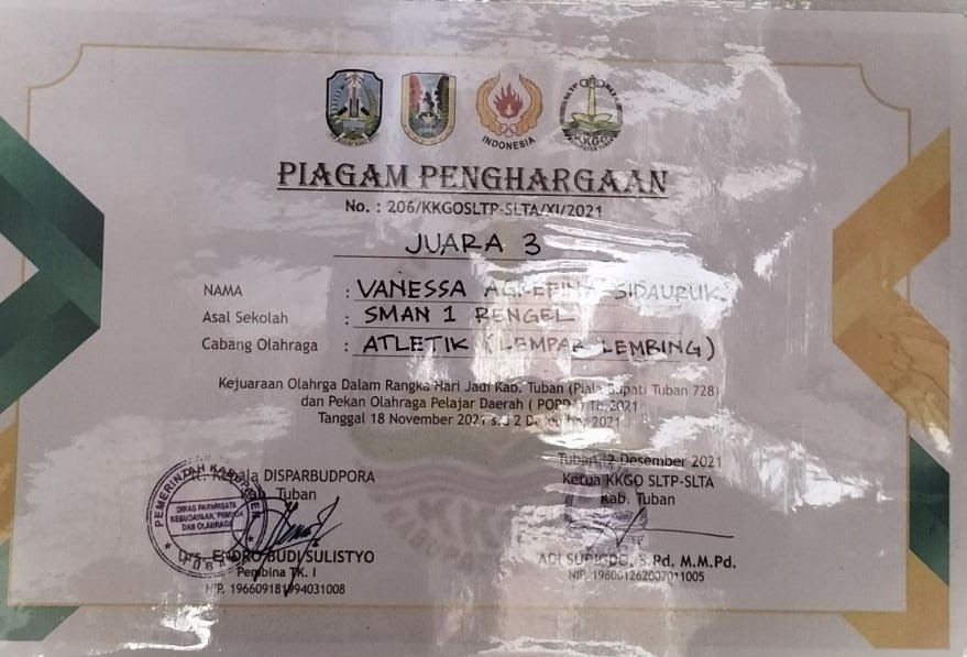 POPDA 2021 CABANG OLAHRAGA ATLETIK (LEMPAR LEMBING)