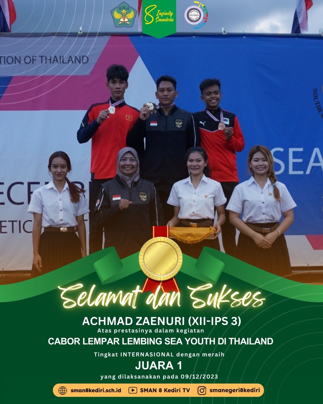 CABOR LEMPAR LEMBING SEA YOUTH DI THAILAND 