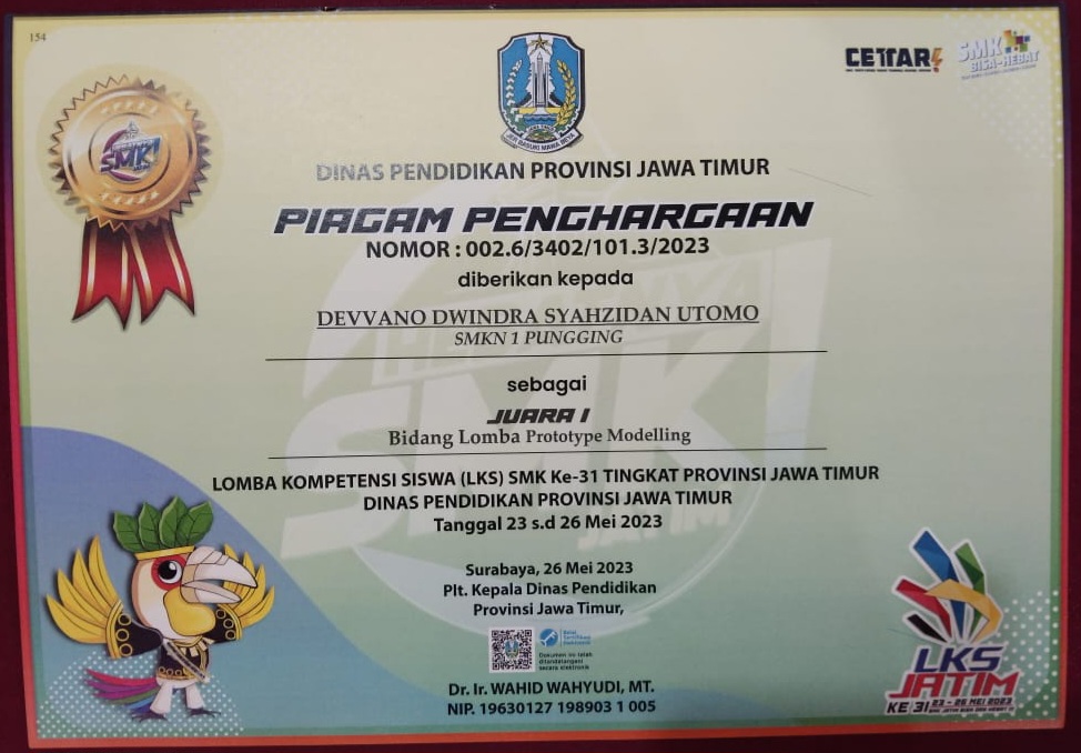 Lomba Kompetensi Siswa (LKS) SMK Ke-31 Tingkat Provinsi Jawa Timur