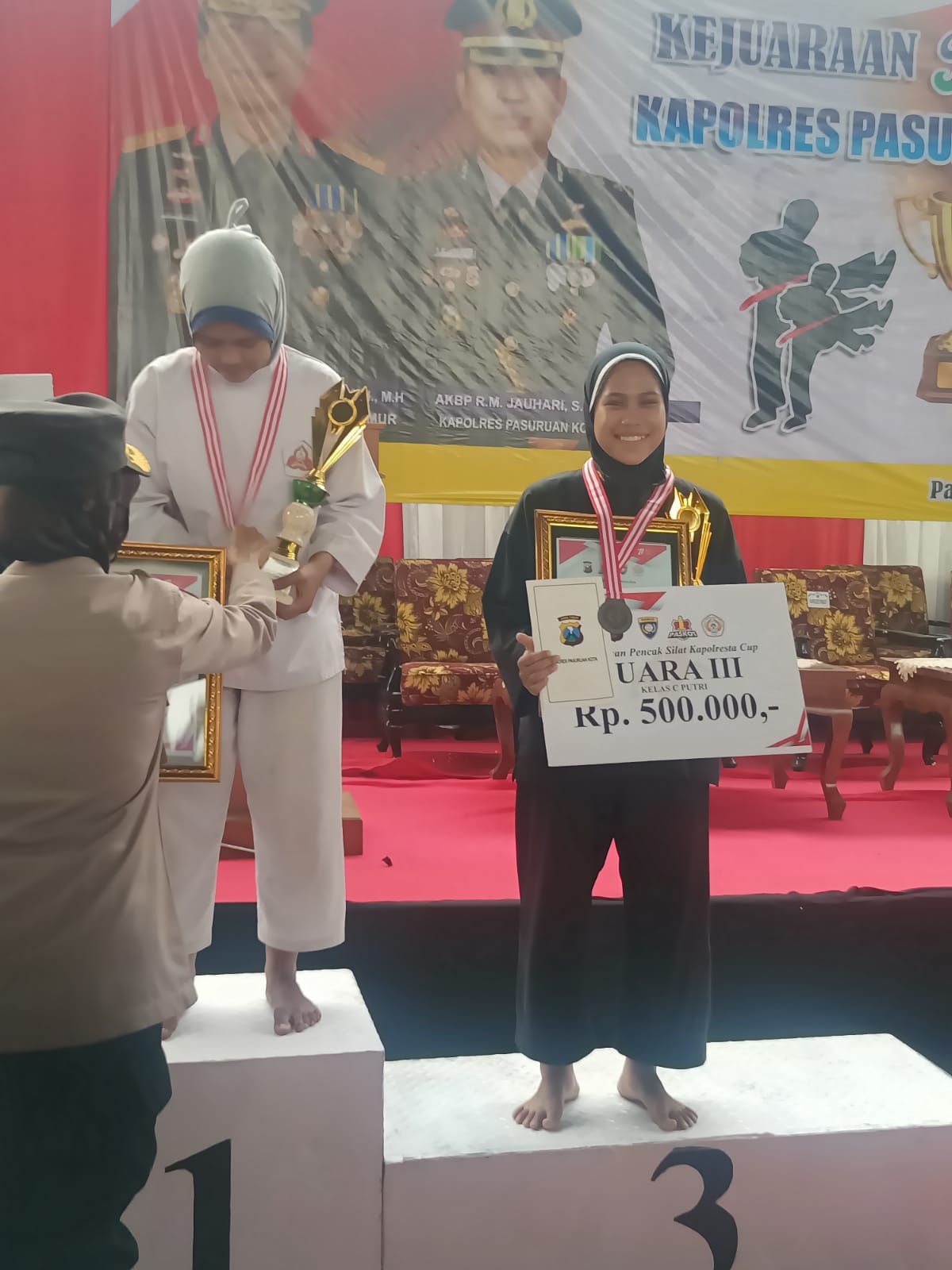 Kejuaraan Pencak Silat KAPOLRESTA CUP Pasuruan(Tanding C Putri)