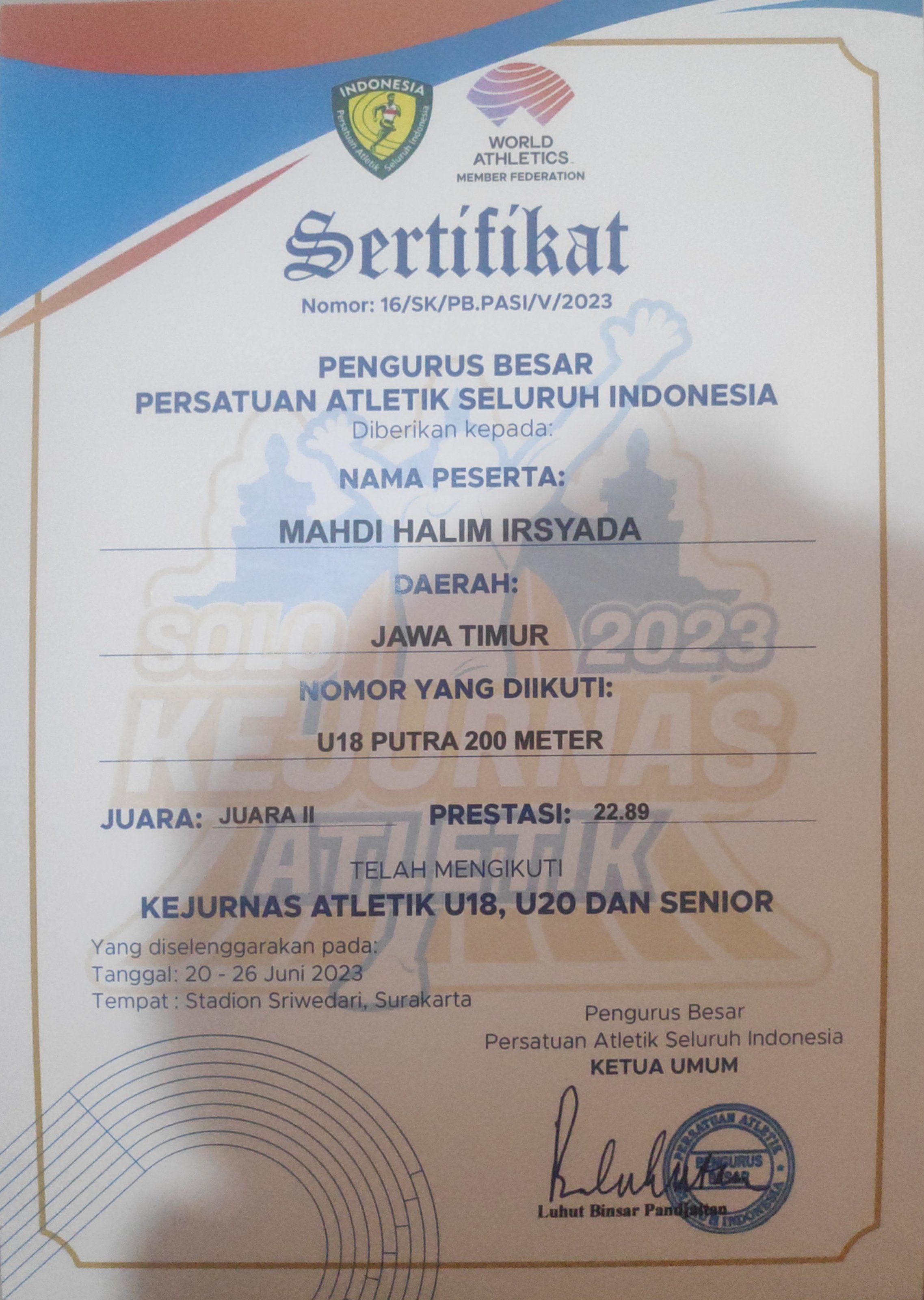 Kejuaraan Nasional Atletik