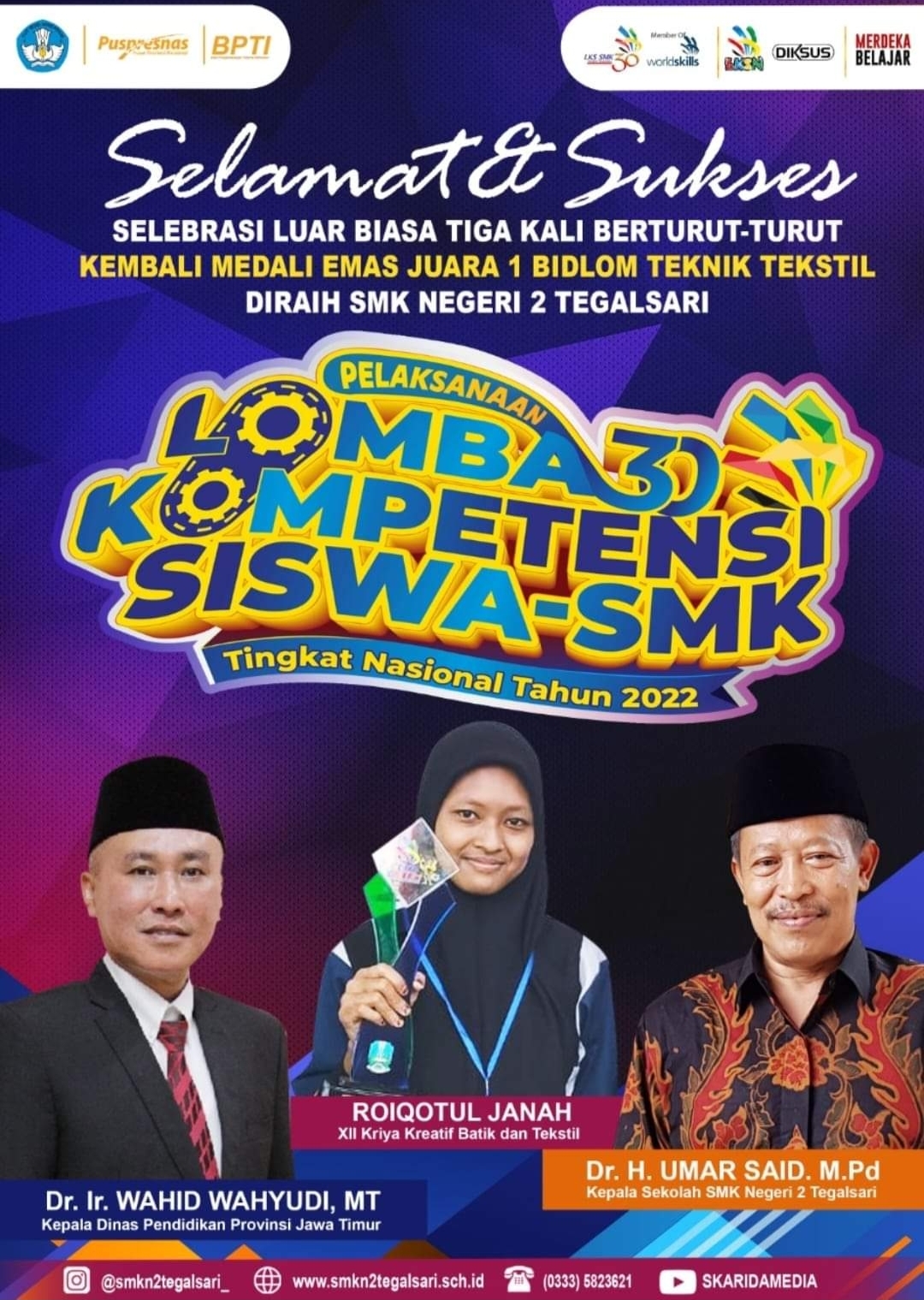 Lomba Kompetensi Siswa SMK Bidang Lomba Teknik Tekstil