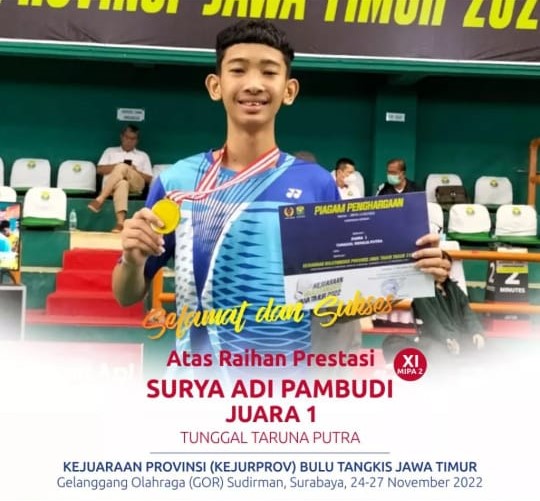 JUARA 1 TUNGGAL TARUNA PUTRA