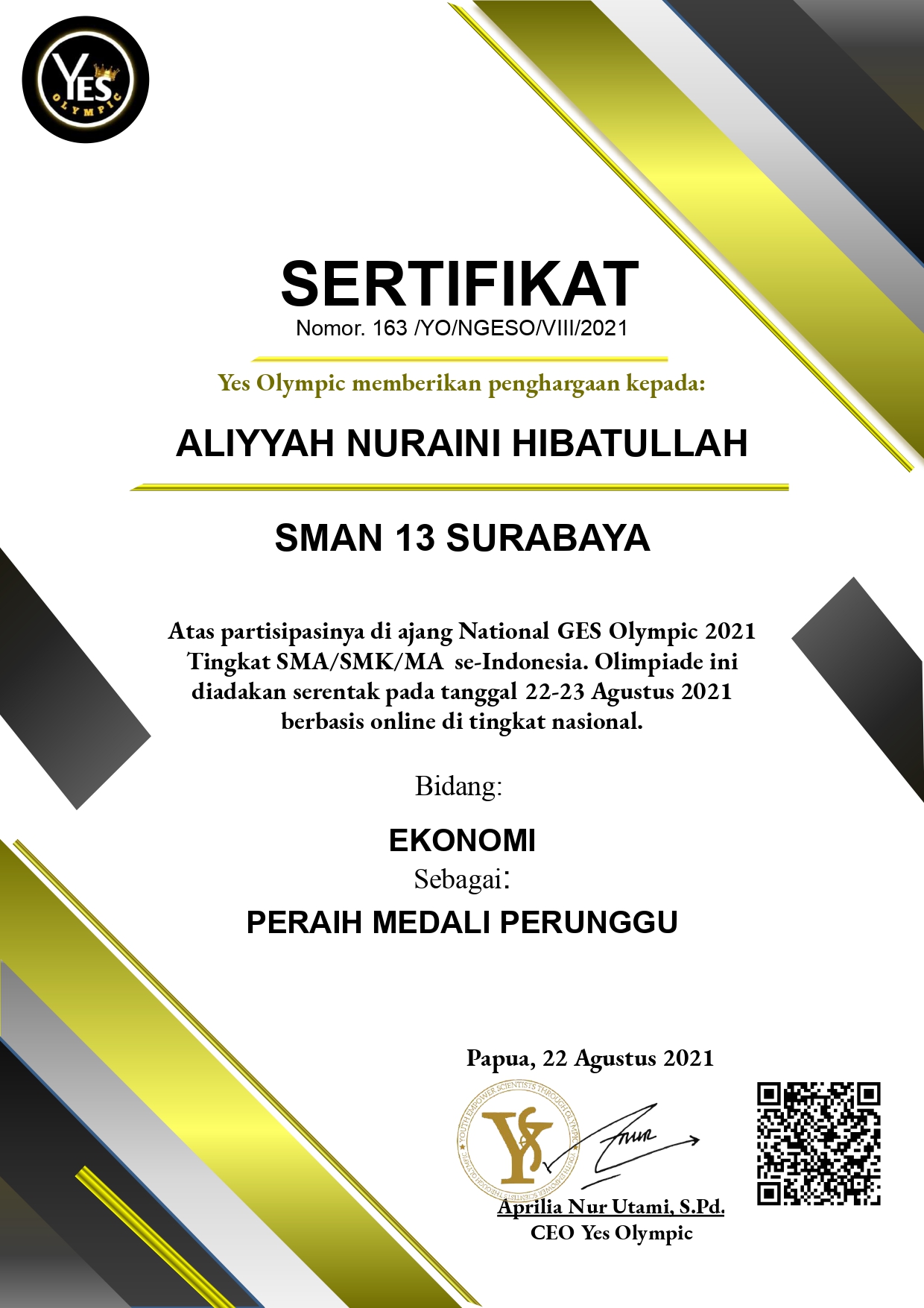 National GES Olympic 2021