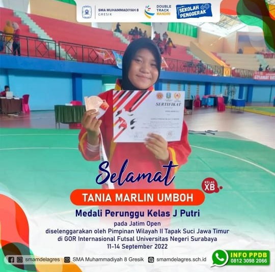 MEDALI PERUNGGU KELAS J PUTRI