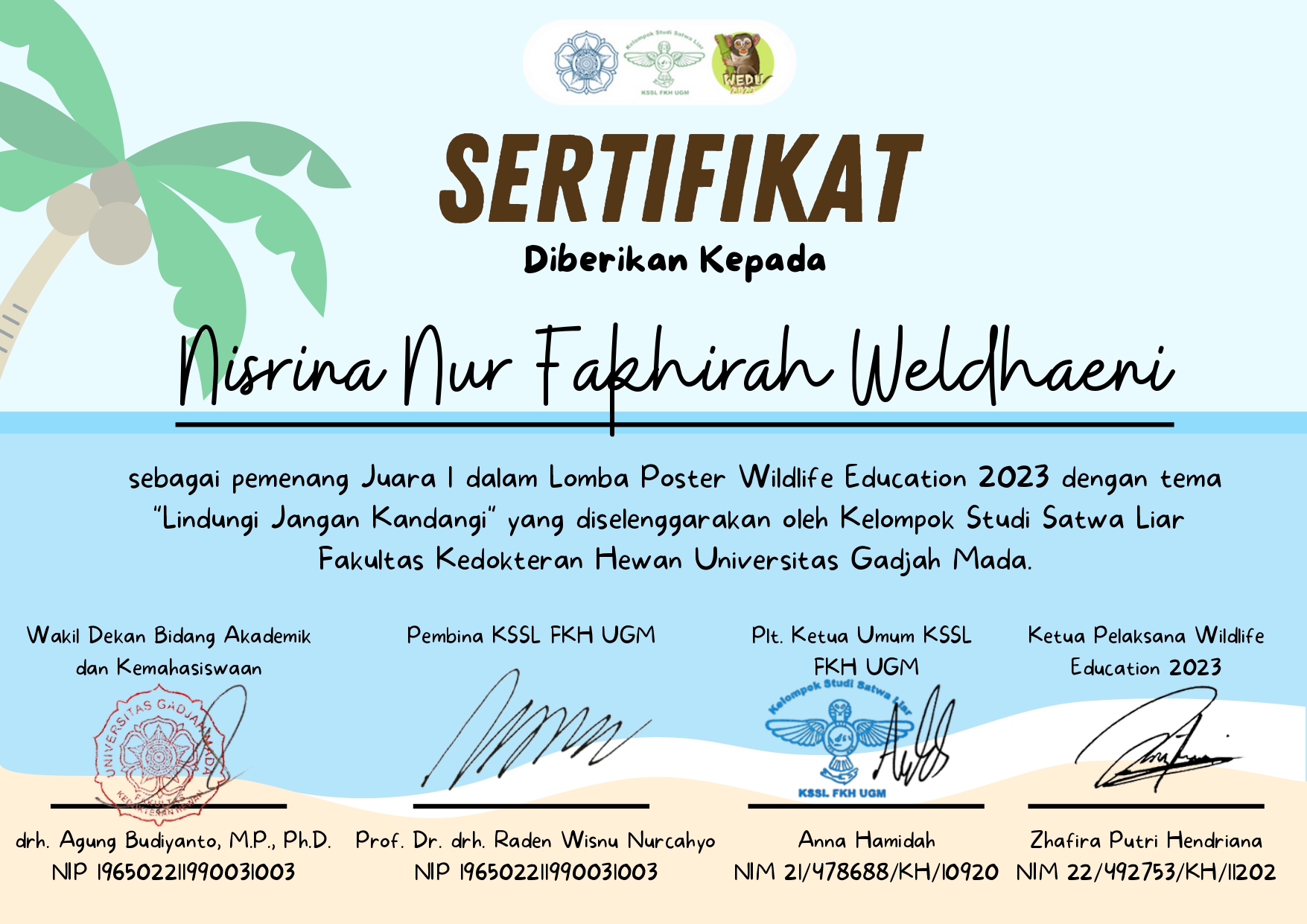 Lomba Poster Infografis Wildlife Education 