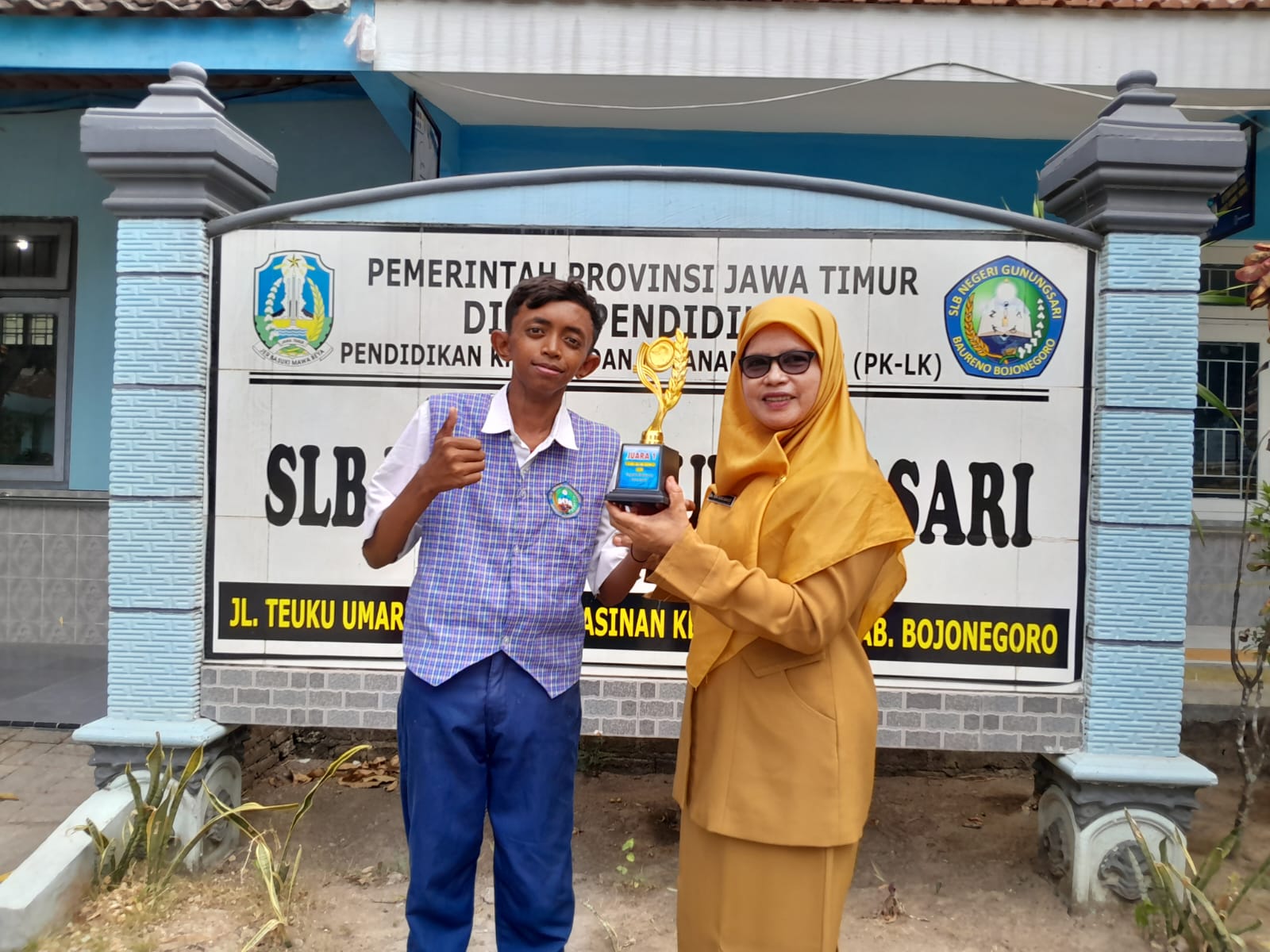 Juara 1 IT Tingkat Kabupaten oleh KKG Bojonegoro th 2023