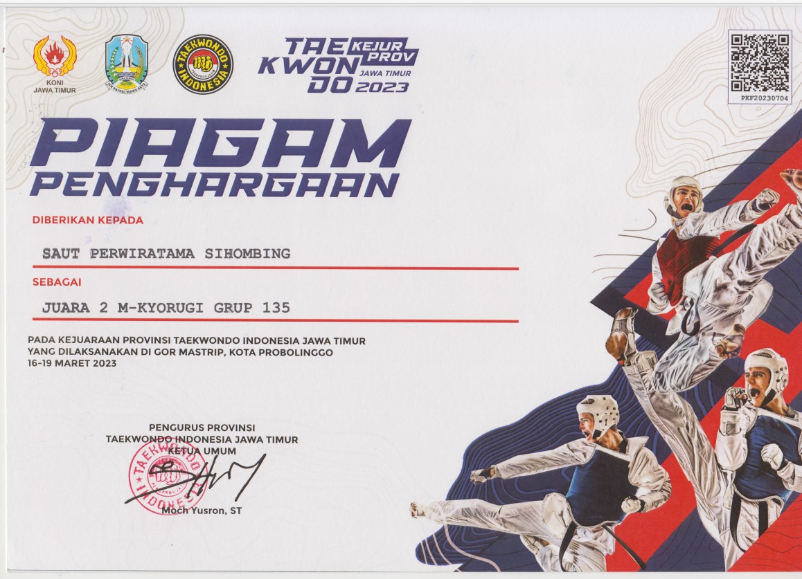 KEJUARAAN PROVINSI TAEKWONDO INDONESIA JAWA TIMUR