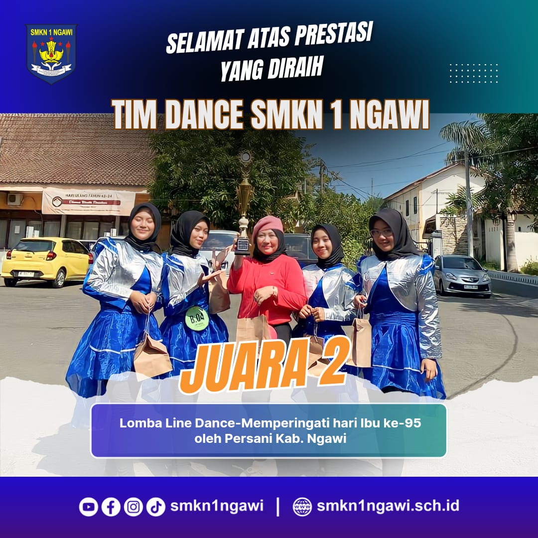 Line Dance dalam Rangka Memperingati Hari Ibu ke-95 oleh Persani Kab. Ngawi 