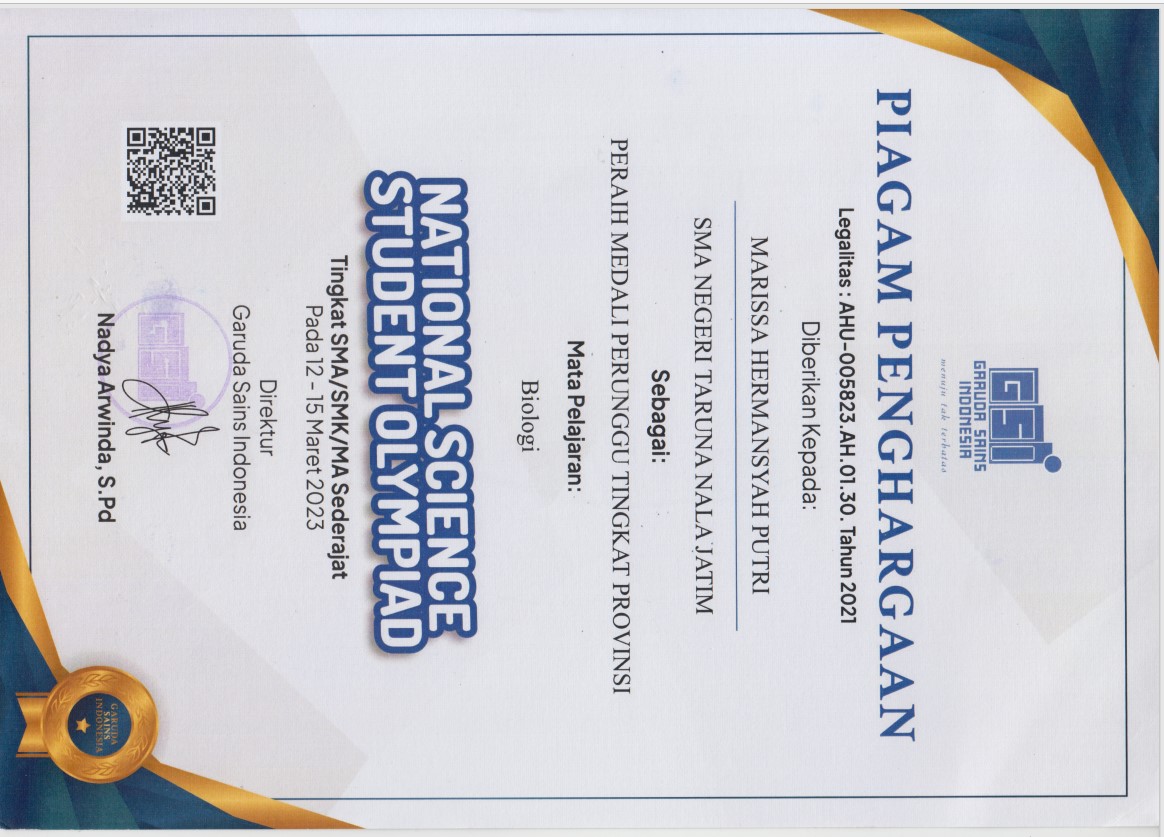 NATIONAL SCIENCE STUDENT OLYMPIAD