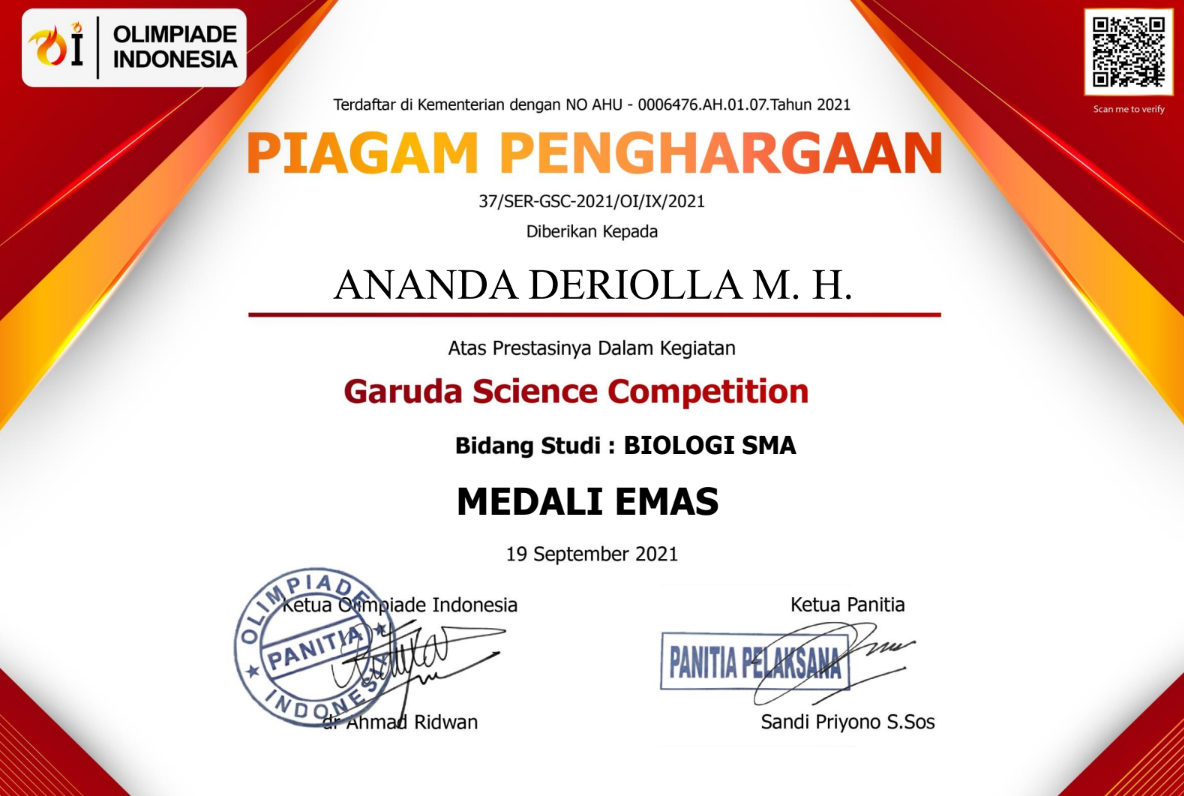 Garuda Science Competition