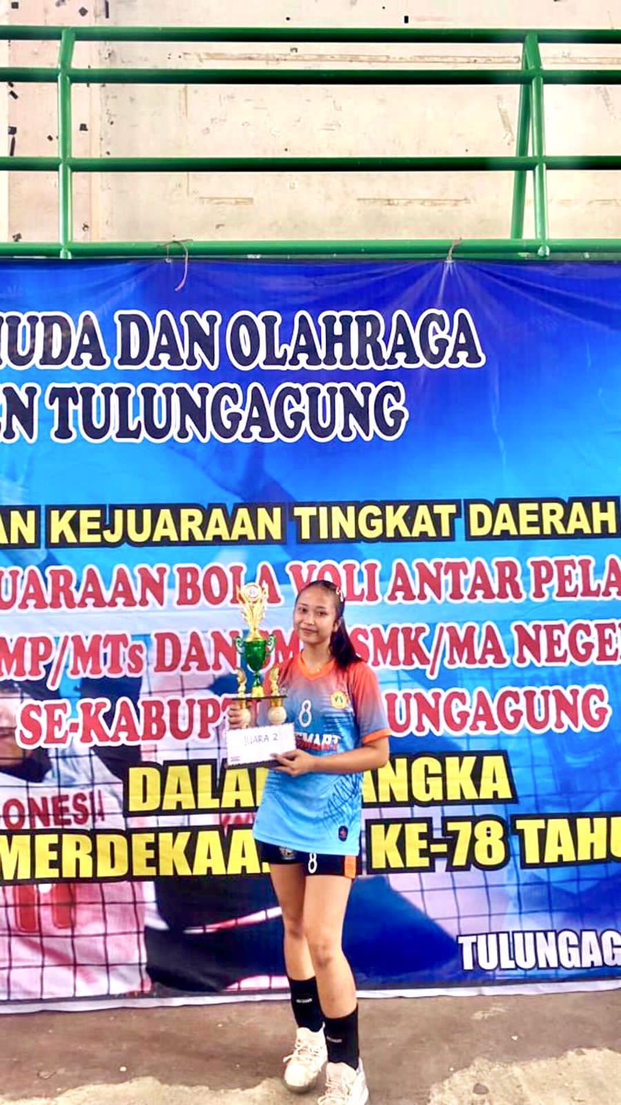 Kejuaraan Bola Voli pelajar Tk. SMA/SMK/MA putri dalam Rangka HUT RI ke-78