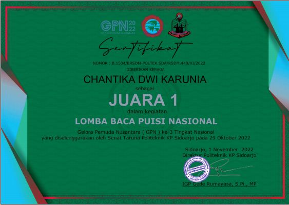 Lomba Baca Puisi Nasional