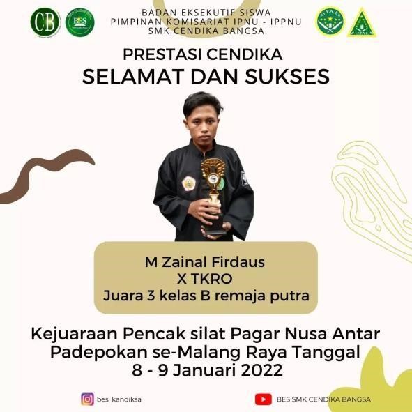 KELAS B REMAJA PUTRA KEJUARAAN PENCAK SILAT PAGAR NUSA ANTAR PADEPOKAN 