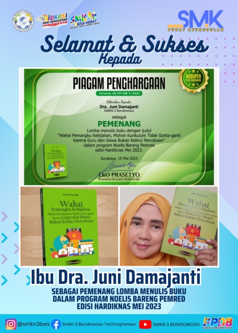 Lomba Menulis Buku dalam Program Noelis Bareng Pemred Edisi Hardiknas