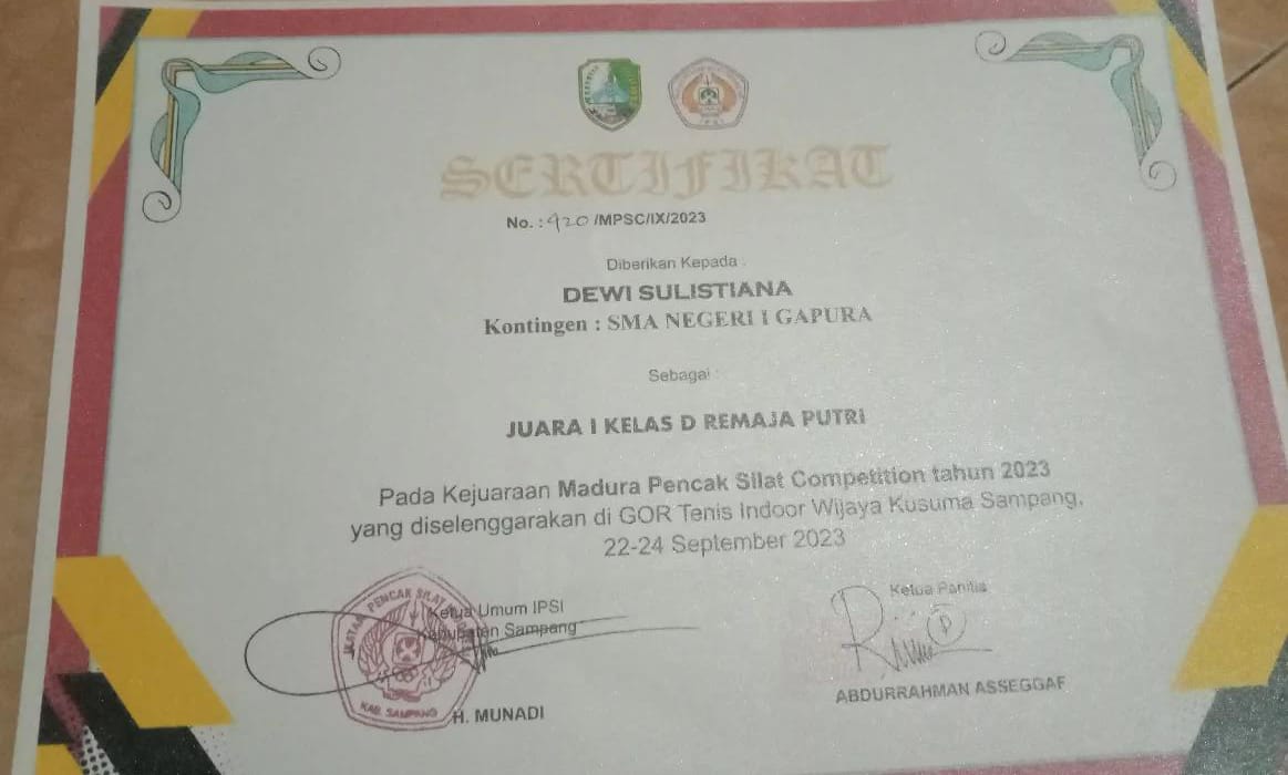 Madura Pencak Silat Competition