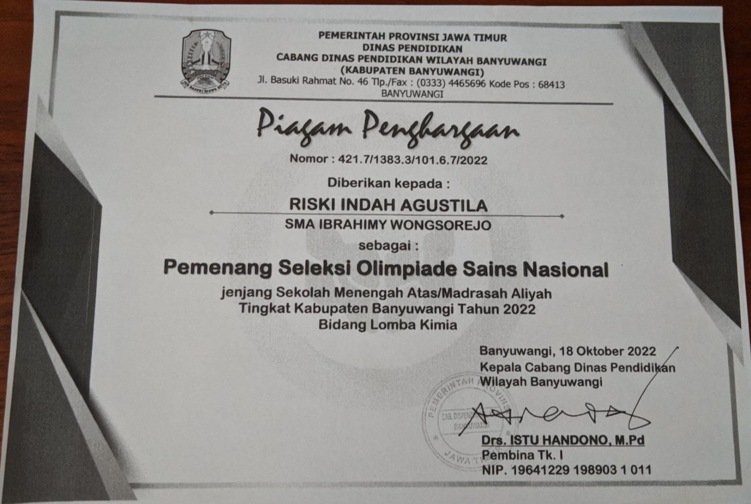 Seleksi Olimpiade Sains Nasional