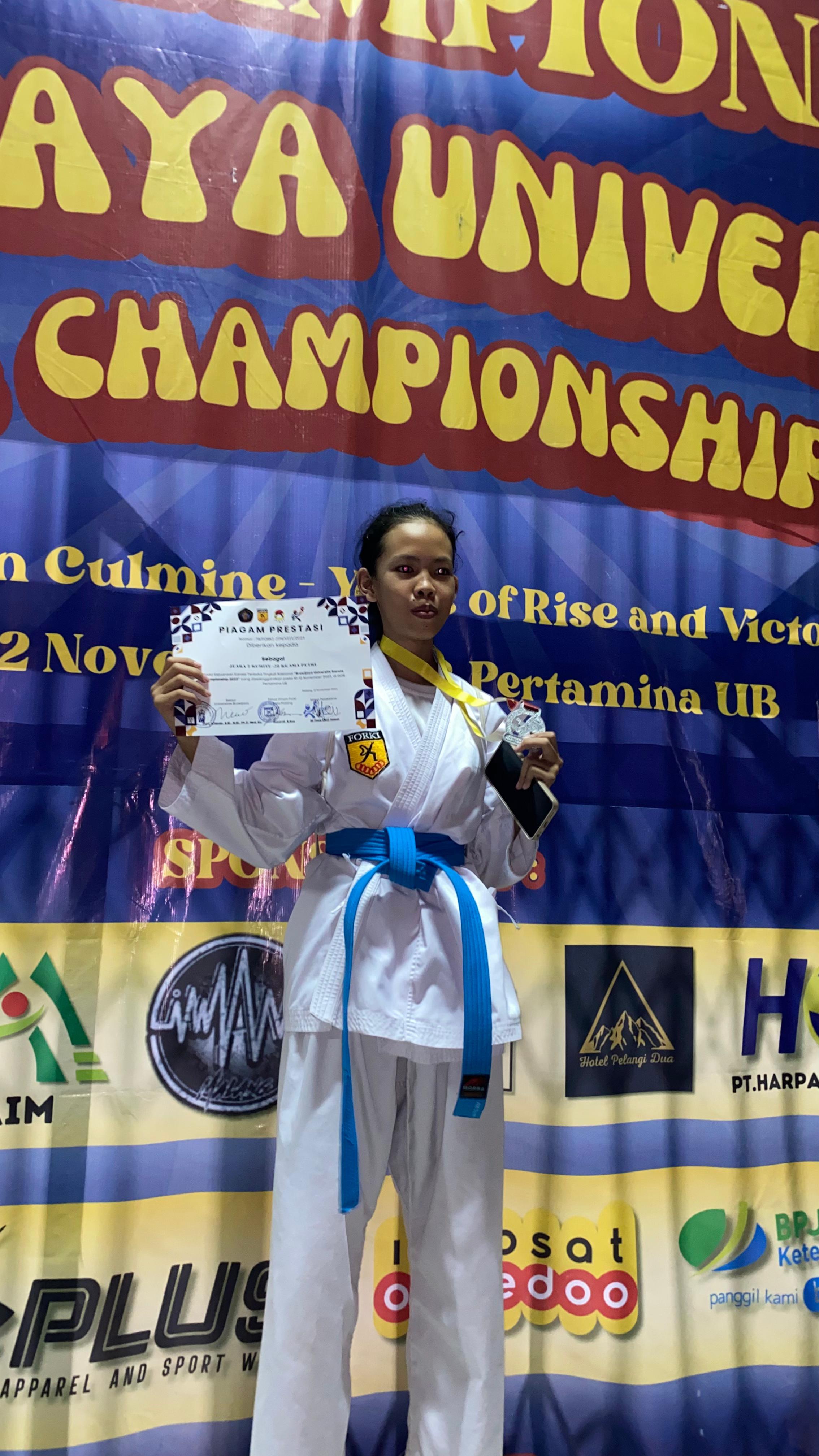 BRAWIJAYA UNIVERSITY KARATE CHAMPIONSHIPS (KUMITE 50 gr SMA PUTRI)