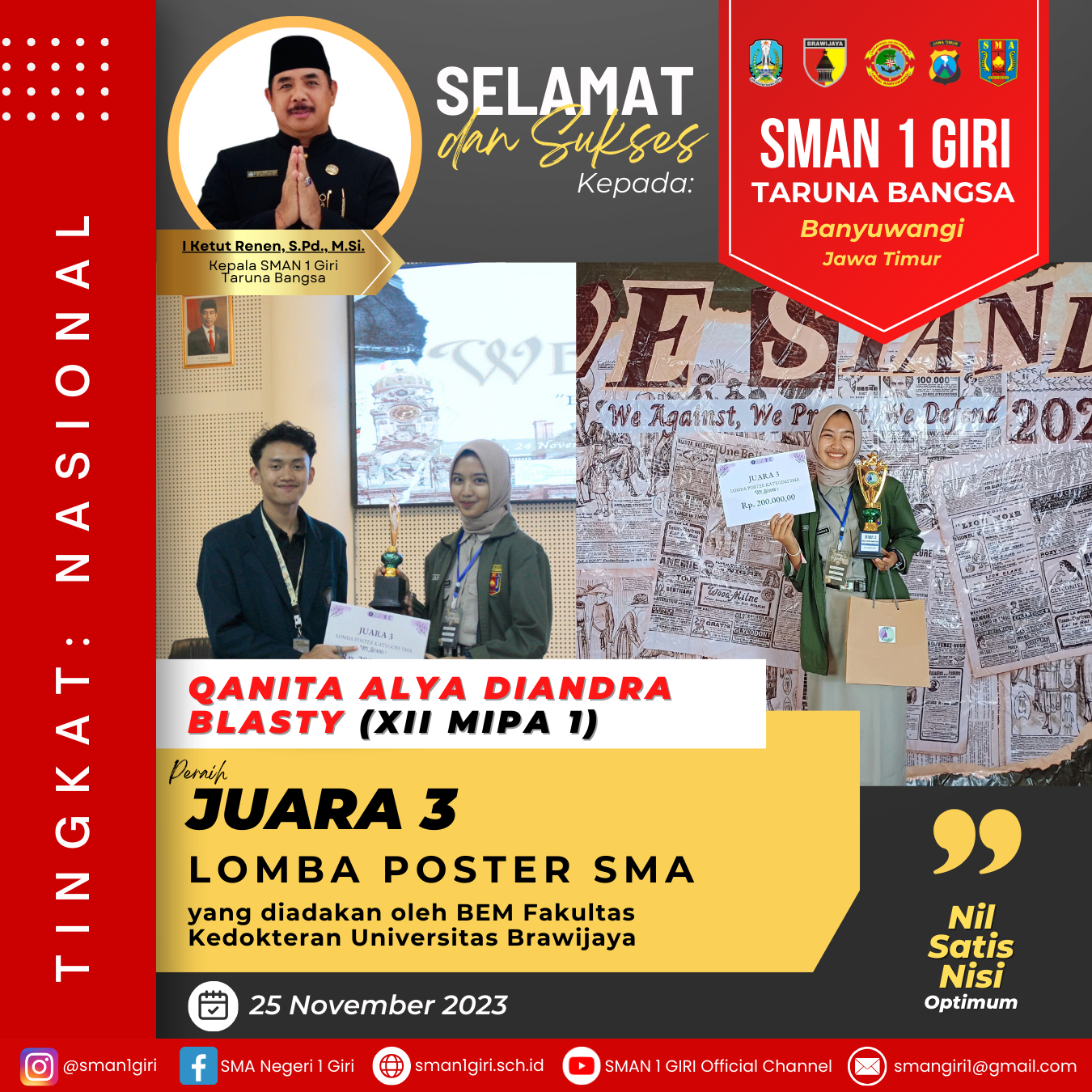 Lomba Poster SMA Tingkat Nasional